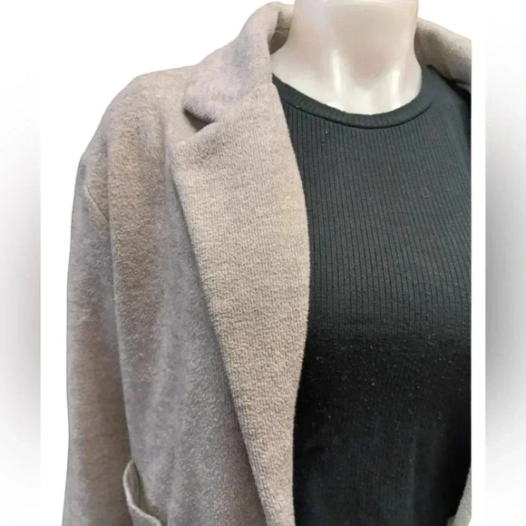 Zara Light Grey Open Cardigan Size Medium - Picture 4 of 9